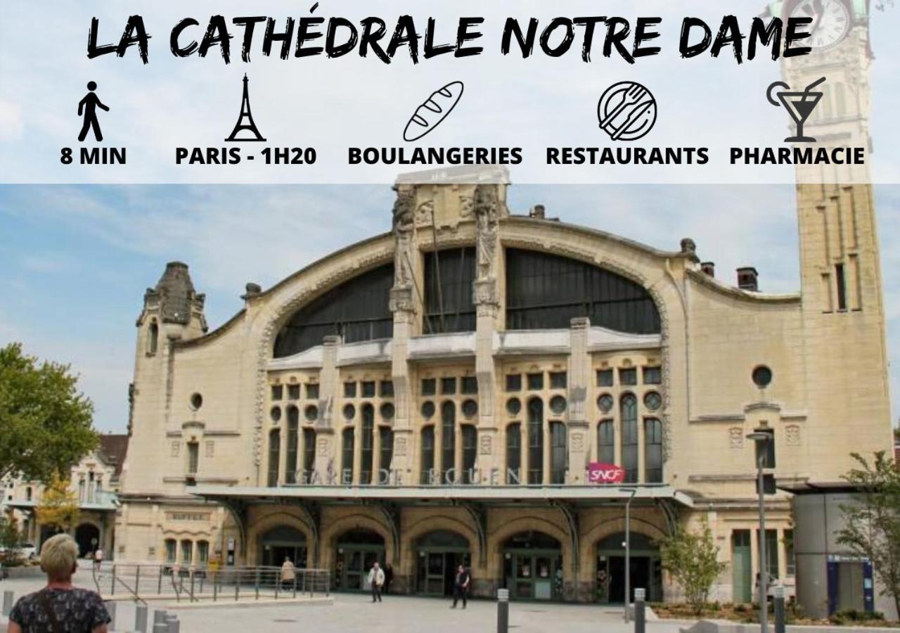 Cosy'Appart - La Cauchoise Apartman Rouen Kültér fotó